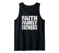 Christian Conservative Men Faith Based Family Leadership Tank Top
