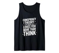 Christian Conspiracy Theory God Loves You More Than Think Tank Top