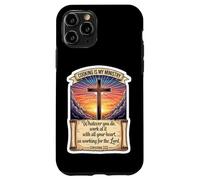 Christian Cook Chef Cooking Is My Ministry God Jesus Christ Case for iPhone 11 Pro