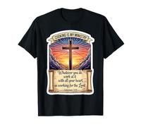 Christian Cook Chef Cooking is My Ministry God Jesus Christ T-Shirt