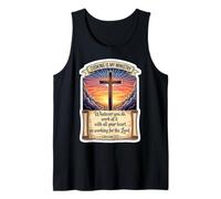 Christian Cook Chef Cooking is My Ministry God Jesus Christ Tank Top