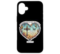 Christian Counselor Counseling Is My Ministry Bible Floral Case for iPhone 16 Plus