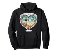 Christian Counselor Counseling Is My Ministry Bible Floral Pullover Hoodie