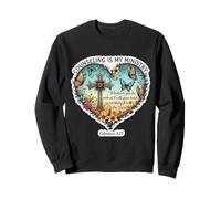 Christian Counselor Counseling Is My Ministry Bible Floral Sweatshirt