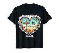 Christian Counselor Counseling is My Ministry Bible Floral T-Shirt