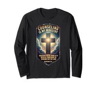 Christian Counselor Counseling is My Ministry Bible Verse Long Sleeve T-Shirt