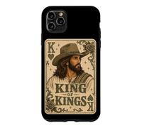 Christian Cowboy Rustic Jesus Western Faith King Of Kings Case for iPhone 11 Pro Max
