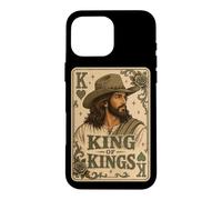 Christian Cowboy Rustic Jesus Western Faith King Of Kings Case for iPhone 16 Pro Max