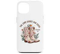 Christian Cowgirl Boots Proverbs 16:9 Bible Verse Western Case for iPhone 13