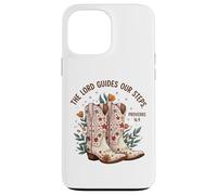 Christian Cowgirl Boots Proverbs 16:9 Bible Verse Western Case for iPhone 13 Pro Max