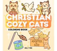 Christian Cozy Cats Adult Coloring Book; Bold and Easy: Christian gifts for women