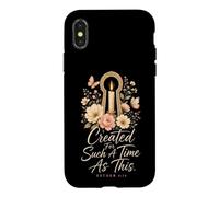 Christian Created For Such A Time As This Esther 4:14 Gift Case for iPhone X/XS
