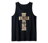 Christian Cross Bible Verse Scripture Faith Tank Top