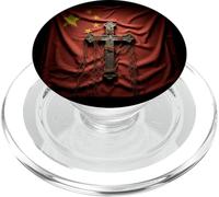 Christian Cross China Flag Religious Freedom PopSockets PopGrip for MagSafe