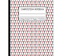 Christian Cross Composition Notebook for Teens - Red & Black Faith Journal-Religious Writing Space: College Ruled • 110 Pages • 7.5 x 9.25 in • Soft Matte Cover