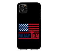 Christian Cross God and Muay Thai US Flag Thai Boxing Case for iPhone 11 Pro Max