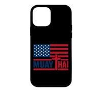 Christian Cross God and Muay Thai US Flag Thai Boxing Case for iPhone 12 mini