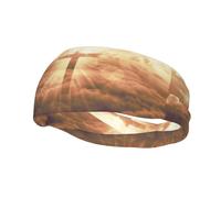 Christian Cross Jesus Headbands Sports Sweatband Athletic Exercise Bands Turban Hair Head For Men Women Yoga Fitness