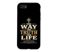 Christian Cross John 14:6 Scripture Faith Case for iPhone SE (2020) / 7/8