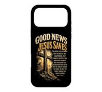 Christian Cross John 3:16-17 Good News Jesus Saves Case for iPhone 17 Pro Max