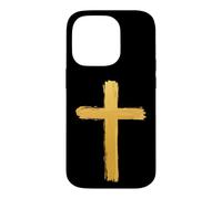 Christian Cross Minimalist Devotional Saying Case for iPhone 14 Pro