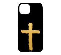 Christian Cross Minimalist Devotional Saying Case for iPhone 15 Plus