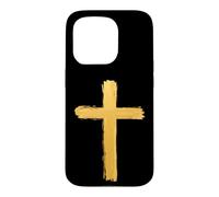 Christian Cross Minimalist Devotional Saying Case for iPhone 15 Pro
