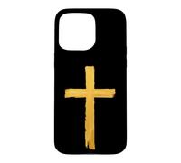 Christian Cross Minimalist Devotional Saying Case for iPhone 15 Pro Max