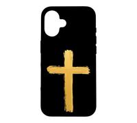 Christian Cross Minimalist Devotional Saying Case for iPhone 16