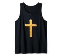 Christian Cross Minimalist Devotional Saying Tank Top