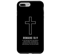 Christian Cross Romans Bible Verse Minimal Spiritual Men Art Case for iPhone 7 Plus/8 Plus