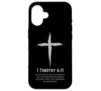 Christian Cross Scripture 1 Timothy Verse Faith Minimal Case for iPhone 16