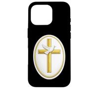 Christian Cross with the Holy Spirit Dove Case for iPhone 16 Pro