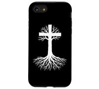 Christian Cross With Tree & Roots Symbol For A Believer Case for iPhone SE (2020) / 7/8