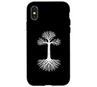 Christian Cross With Tree & Roots Symbol For A Believer Case for iPhone X/XS