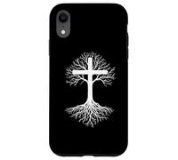 Christian Cross With Tree & Roots Symbol For A Believer Case for iPhone XR