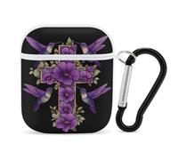 Christian Crosses Hummingbird Earbud Case Compatible with Airpods 1/2