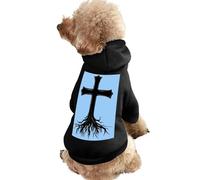 Christian Crosss Roots Jesues Dog Hoodie Sweatshirt Pet Clothes Dog Pullover Sweaters Winter Jacket for Dogs Cats
