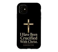 Christian Crucified With Christ Galatians 2:20 Gift Case for iPhone 11