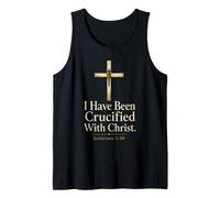 Christian Crucified with Christ Galatians 2:20 Gift Tank Top