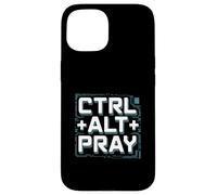 Christian Ctrl Alt Pray Faith Inspirational Case for iPhone 15
