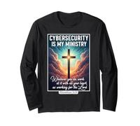 Christian Cybersecurity is My Ministry Specialist Analyst Long Sleeve T-Shirt