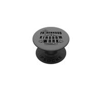 Christian Dad Daddy Fatherhood is Kingdom Work Fathers Day PopSockets Adhesive PopGrip
