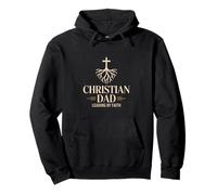 Christian Dad Leading By Faith Pullover Hoodie