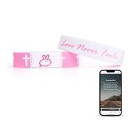 Christian Daily Bible Verse Bracelets: Scan Wearable Scripture Christian Bracelet for Men Women - Faith Prayer Gospel Wristbands Daily Bible Verse Bracelet God Jesus Wrist Band Religious Gifts for Men