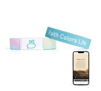 Christian Daily Bible Verse Bracelets: Scan Wearable Scripture Christian Bracelet for Men Women - Faith Prayer Gospel Wristbands Daily Bible Verse Bracelet God Jesus Wrist Band Religious Gifts for Men