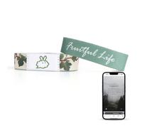 Christian Daily Bible Verse Bracelets: Scan Wearable Scripture Christian Bracelet for Men Women - Faith Prayer Gospel Wristbands Daily Bible Verse Bracelet God Jesus Wrist Band Religious Gifts for Men