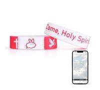 Christian Daily Bible Verse Bracelets: Scan Wearable Scripture Christian Bracelet for Men Women - Faith Prayer Gospel Wristbands Daily Bible Verse Bracelet God Jesus Wrist Band Religious Gifts for Men