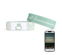 Christian Daily Bible Verse Bracelets: Scan Wearable Scripture Christian Bracelet for Men Women - Faith Prayer Gospel Wristbands Daily Bible Verse Bracelet God Jesus Wrist Band Religious Gifts for Men