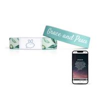 Christian Daily Bible Verse Bracelets: Scan Wearable Scripture Christian Bracelet for Men Women - Faith Prayer Gospel Wristbands Daily Bible Verse Bracelet God Jesus Wrist Band Religious Gifts for Men